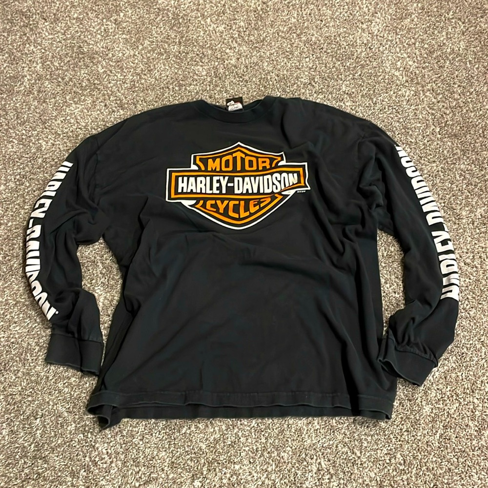 Black Harley Davidson tee